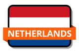 Netherlands State Flags Stickers