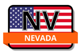 Nevada State Flags Stickers