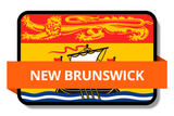 New Brunswick NB Online Stickers (Label) Shop Auto Car LandsAndPoeple.com