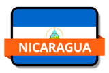 Nicaragua State Flags Stickers