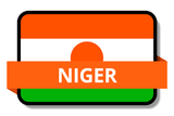 Niger State Flags Stickers
