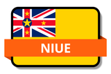 Niue State Flags Stickers