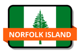 Norfolk Island State Flags Stickers