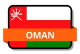 Oman State Flags Stickers