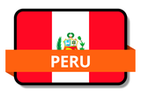 Peru State Flags Stickers