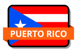 Puerto Rico State Flags Stickers