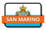 San Marino State Flags Stickers