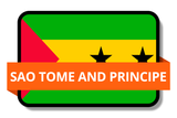 Sao Tome and Principe State Flags Stickers