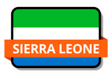 Sierra Leone State Flags Stickers