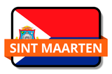 Sint Maarten State Flags Stickers