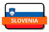 Slovenia State Flags Stickers