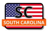 South Carolina State Flags Stickers