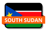 South Sudan State Flags Stickers