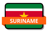 Suriname State Flags Stickers