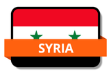 Syria State Flags Stickers