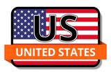 US States Flags Stickers