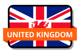 United Kingdom State Flags Stickers