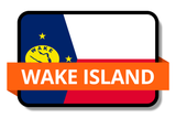 Wake Island State Flags Stickers