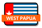 West Papua State Flags Stickers