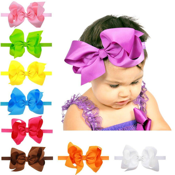 elastic bow headband