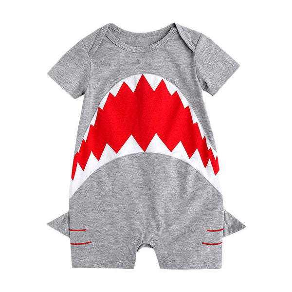 shark romper baby