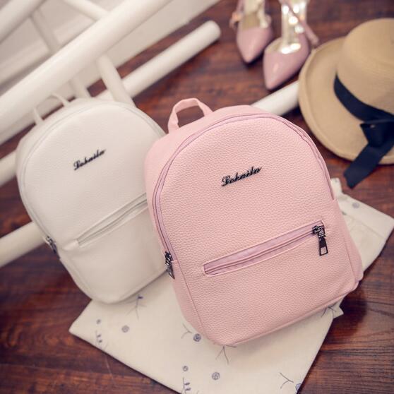 cute pink mini backpack