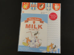 Cute Kawaii Milky Rabbit Bunny Letter Sets with Stickers
