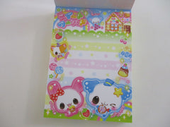 Cute Kawaii Kamio Cat Rabbit Biscuit Mini Notepad / Memo Pad - Stationery Designer Paper Collection