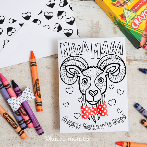 coloring-activity-mother-s-day-card-bighorn-sheep-kudzu-monster