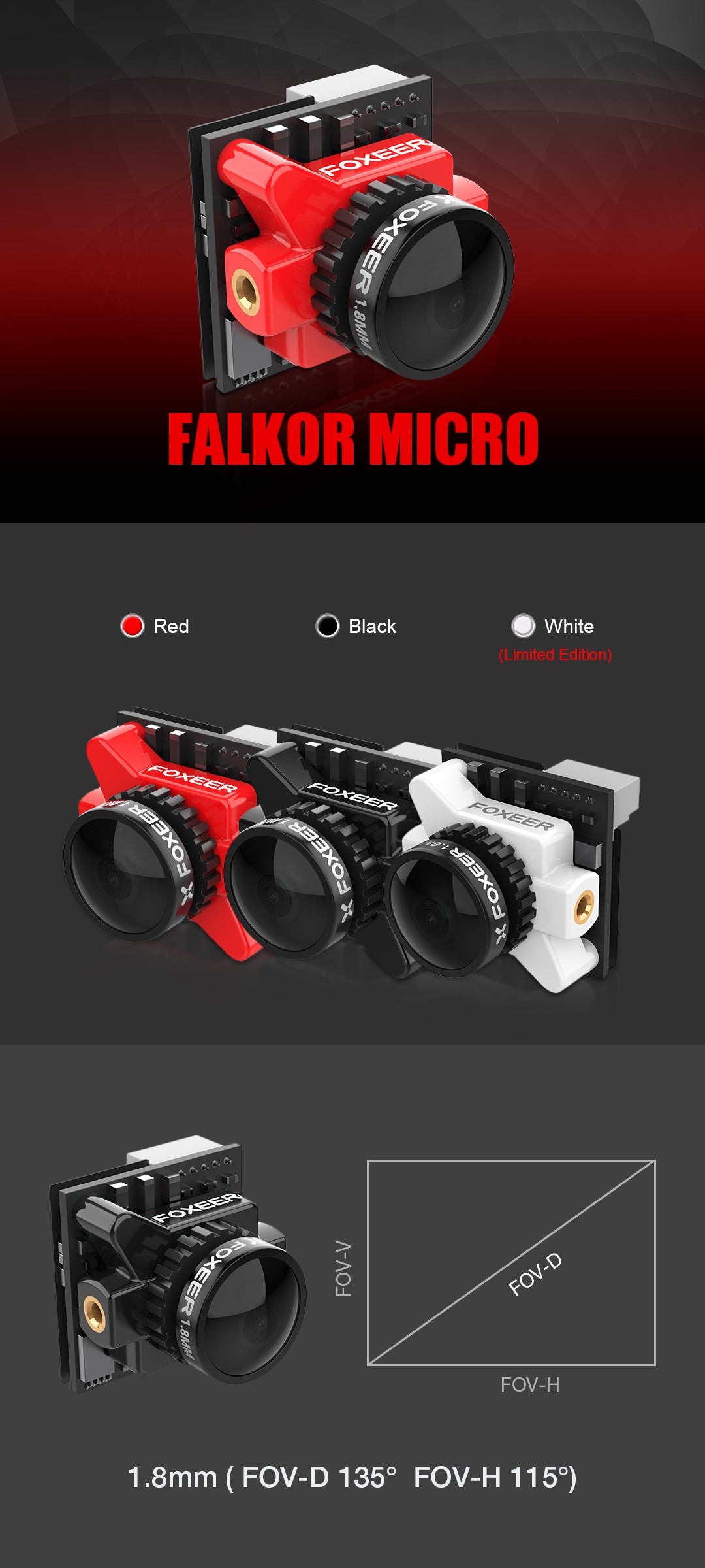 Foxeer Micro Falkor 1200TVL