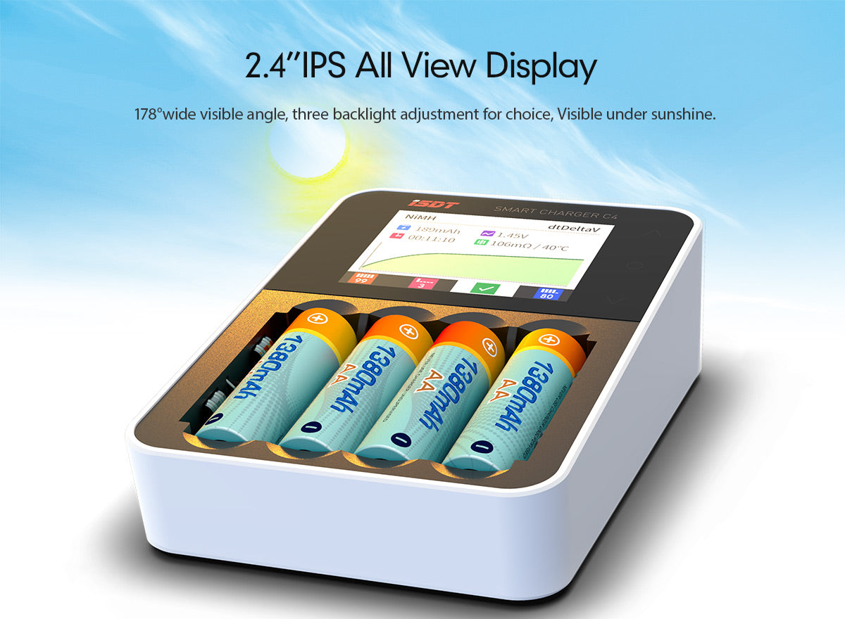 ISDT C4 Touch Screen Battery Charger