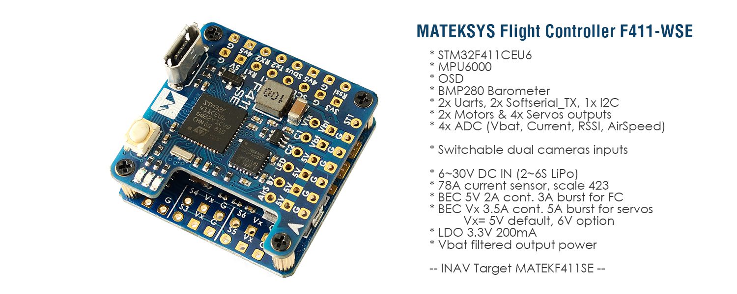 FLIGHT CONTROLLER F411-WSE