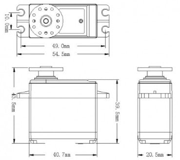 PowerHD 20KG Torque Digital Servo (LF-20MG)