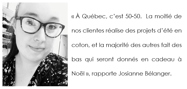 Gérante boutique de laine de Québec