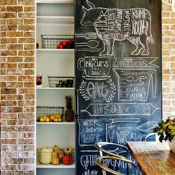 Sliding Chalkboard Barn Door