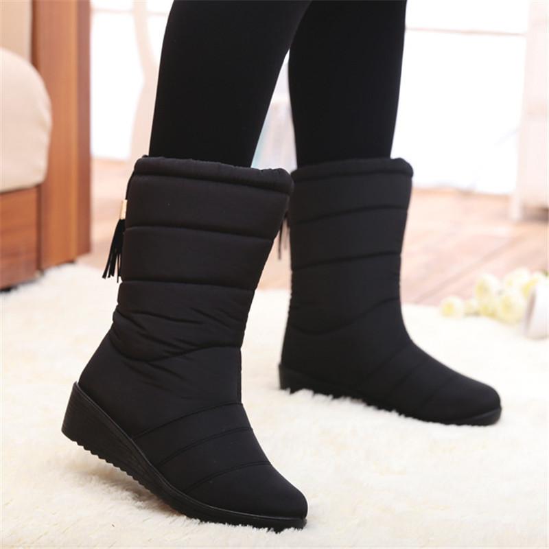 mid calf snow boots