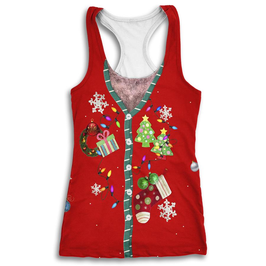 christmas vest top