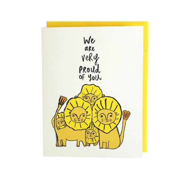 We Are Very Proud Of You Greeting Card I Must Draw