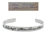 HANDWRITING CUFF BRACELET