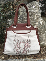 Twigs and Needles - Stargazer Tote in leather