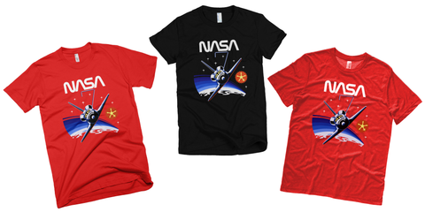 NASA t-shirts STS 7 mission