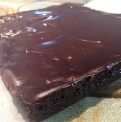 Gnache frosted brownies by Ghirardelli for the Bakers Sto N Go