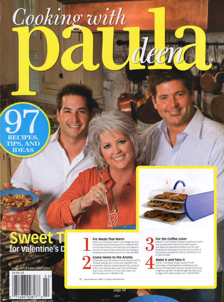 Paula Deen featuring Bakers Sto N Go food storage container