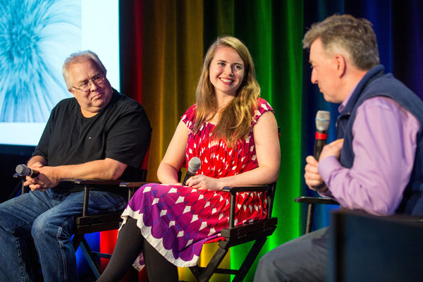 In addition to the exhibition, Google hosted a panel with ArtLifting Co-founder Liz Powers and artist Scott Benner moderated by Brian Cusack, Industry Director at Google.