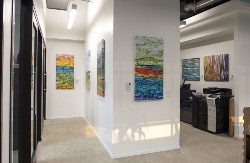 I would highly recommend ArtLifting. They transform lives. Working with them was incredibly easy. The team is professional and we appreciate them giving us the opportunity to display beautiful works of art done by beautiful people.</p>-Barbara Cole, Chief Operating Officer of the Sereno Group