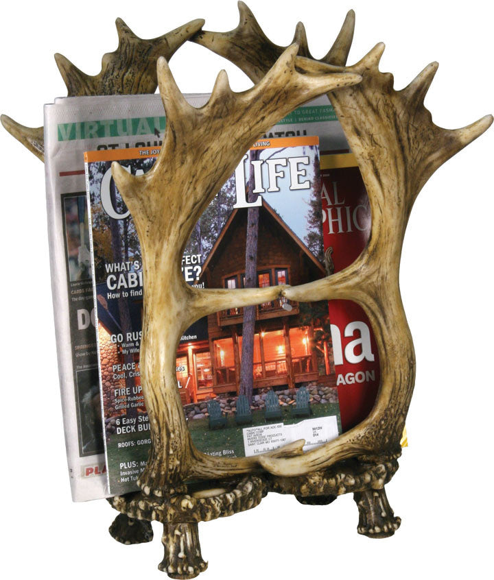 Moose Decor Antler Decor Magazine Holder The Cabin Shack