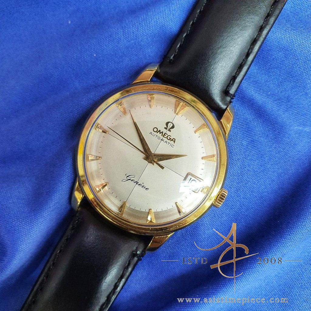 Omega Geneve Crosshair 18k Gold Automatic Vintage Watch – Asia