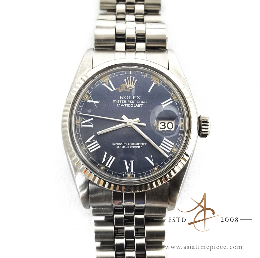 rolex datejust 16014 blue dial