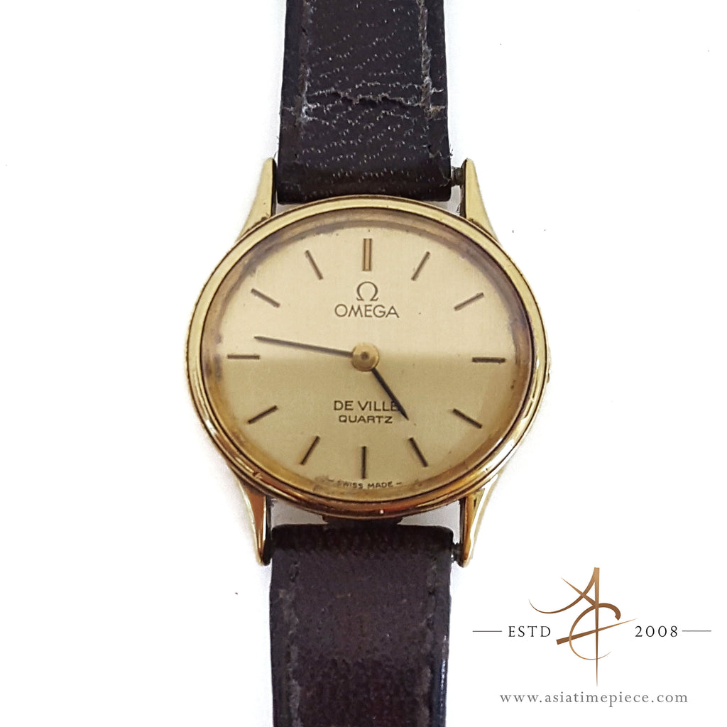 omega de ville ladies gold watch