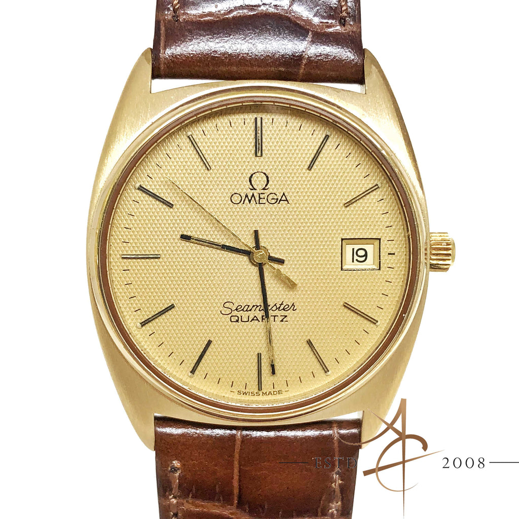 vintage omega quartz watch